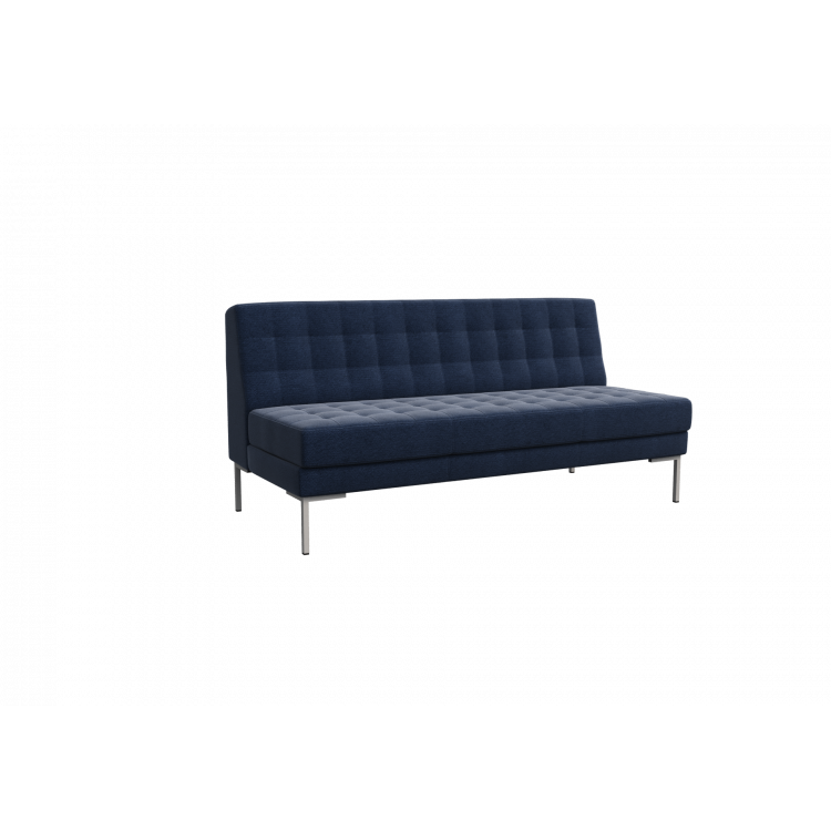 Forest Диван без подлокотников трехместный FR-D-03 Kardif 028/Металл Серый 1760*800*840