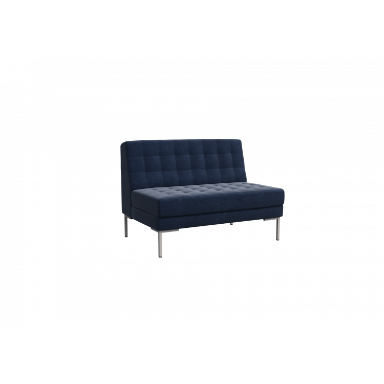 Forest Диван без подлокотников двухместный FR-D-02 Kardif 028/Металл Серый 1180*800*840