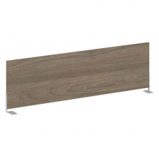 Metal System Экран для стола боковой Б.ЭКР-123 Вяз Благородный/Металл Серый 1235*348*18