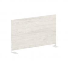 Metal System Экран для стола боковой Б.ЭКР-60 Дуб Наварра/Металл Белый 600*348*18