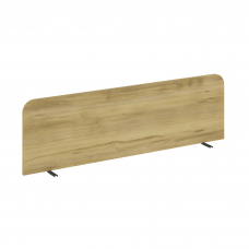 Concept Экран продольный (ЛДСП) CN.DEKR-138 Дуб Винченцо/Металл Черный 1380 *415*18