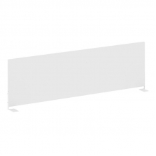 Metal System Экран для стола боковой Б.ЭКР-120 Белый/Металл Белый 1200*348*18