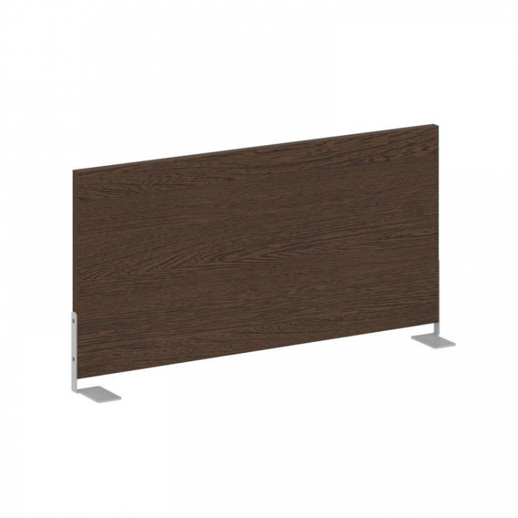 Metal System Экран для стола боковой Б.ЭКР-72 Венге Цаво/Металл Серый 720*348*18