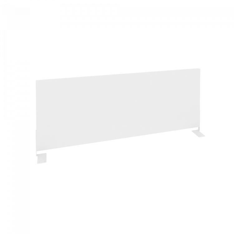 Onix Экран боковой (ЛДСП) O.EKR-98 Белый Бриллиант/Металл Белый 980*370*18