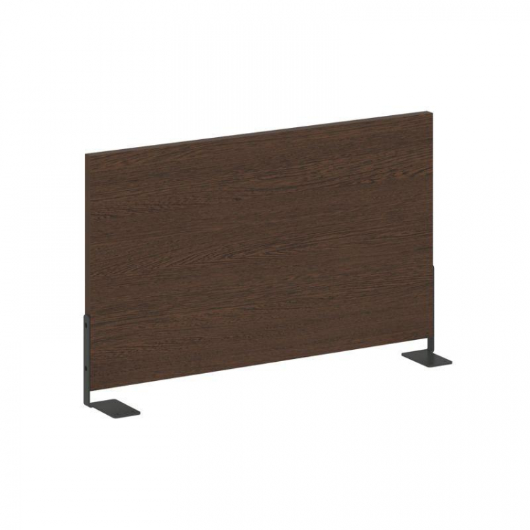 Metal System Экран для стола боковой Б.ЭКР-60 Венге Цаво/Металл Антрацит 600*348*18