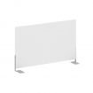 Metal System Экран для стола боковой Б.ЭКР-60 Белый/Металл Серый 600*348*18