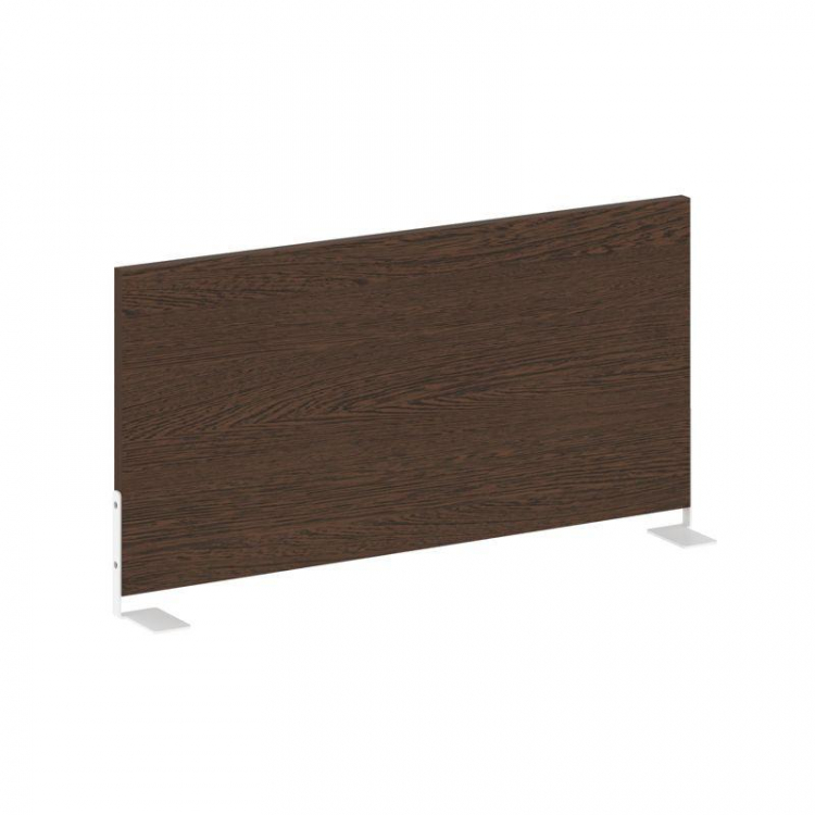 Metal System Экран для стола боковой Б.ЭКР-72 Венге Цаво/Металл Белый 720*348*18