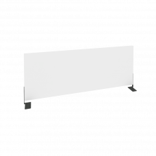 Onix Экран боковой (ЛДСП) O.EKR-98 Белый Бриллиант/Металл Антрацит 980*370*18