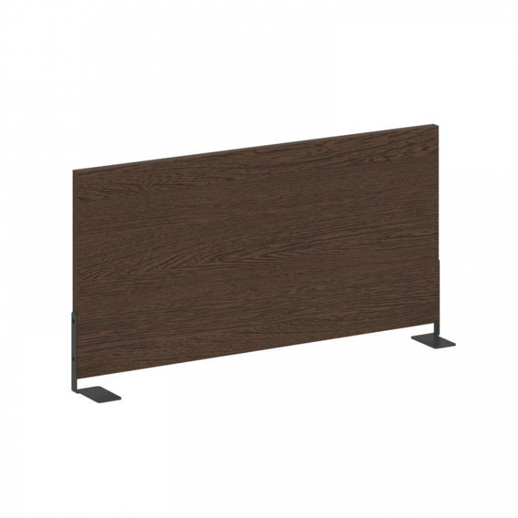 Metal System Экран для стола боковой Б.ЭКР-72 Венге Цаво/Металл Антрацит 720*348*18