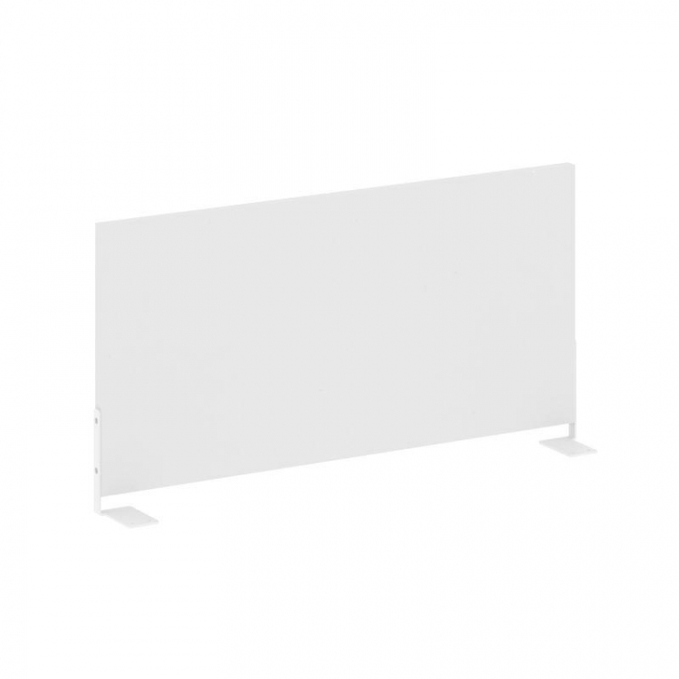 Metal System Экран для стола боковой Б.ЭКР-72 Белый/Металл Белый 720*348*18