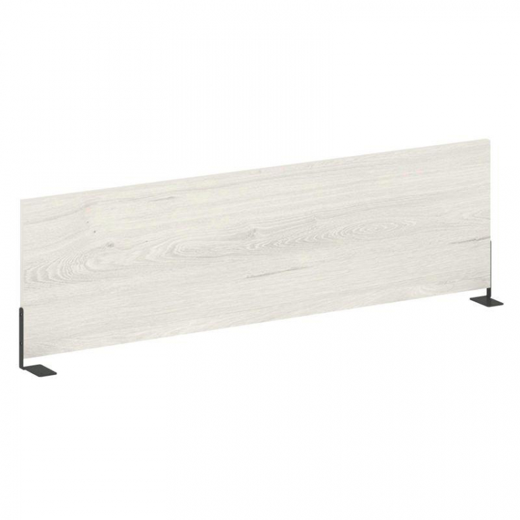 Metal System Экран для стола боковой Б.ЭКР-123 Дуб Наварра/Металл Антрацит 1235*348*18