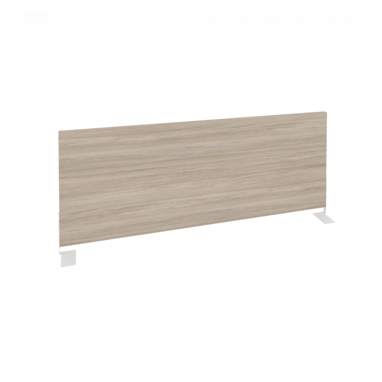 Onix Экран боковой (ЛДСП) O.EKR-98 Дуб Аттик/Металл Белый 980*370*18