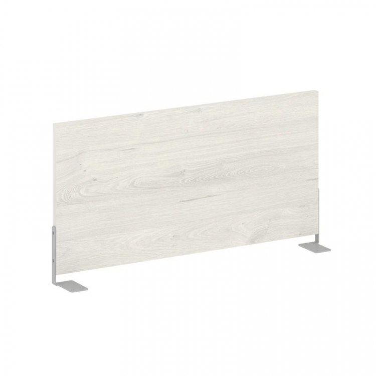 Metal System Экран для стола боковой Б.ЭКР-72 Дуб Наварра/Металл Серый 720*348*18