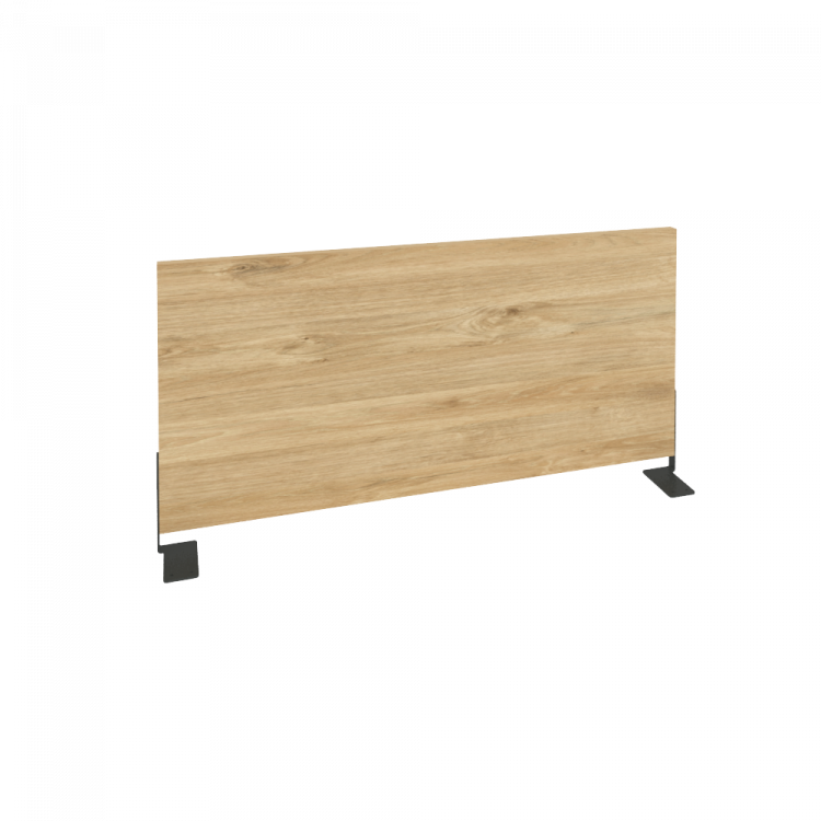 Onix Экран боковой (ЛДСП) O.EKR-80 Тиквуд Светлый/Металл Антрацит 800*370*18