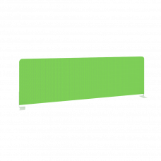 Metal System Экран тканевый боковой Б.ТЭКР-123 Зеленый/Металл Белый 1235*390*28