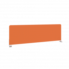 Metal System Экран тканевый боковой Б.ТЭКР-120 Оранжевый/Металл Серый 1200*390*28