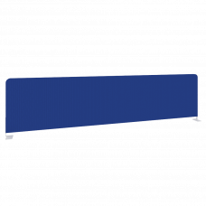 Onix Экран тканевый боковой O.TEKR-163 Синий/Металл Белый 1635*390*22