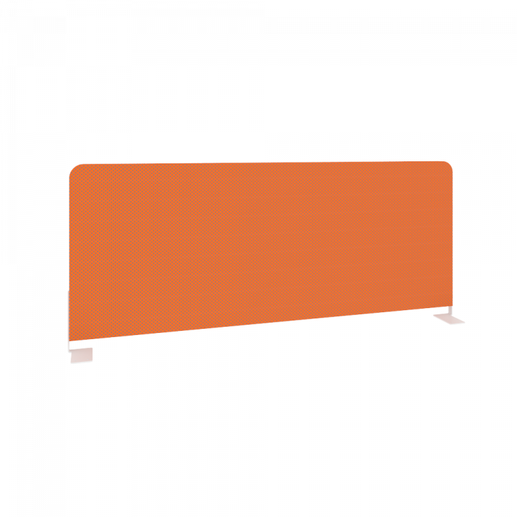 Onix Экран тканевый боковой O.TEKR-98 Оранжевый/Металл Белый 980*390*22