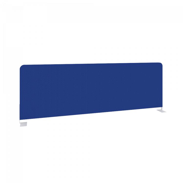 Onix Экран тканевый боковой O.TEKR-118 Синий/Металл Белый 1180*390*22