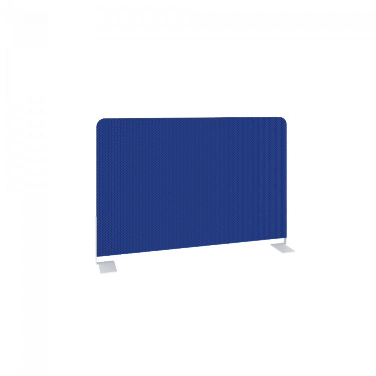 Metal System Экран тканевый боковой Б.ТЭКР-60 Синий/Металл Белый 600*390*28