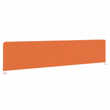 Onix Экран тканевый боковой O.TEKR-163 Оранжевый/Металл Белый 1635*390*22