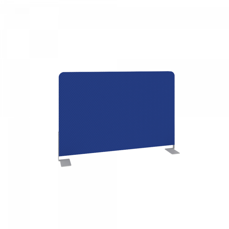 Metal System Экран тканевый боковой Б.ТЭКР-60 Синий/Металл Серый 600*390*28