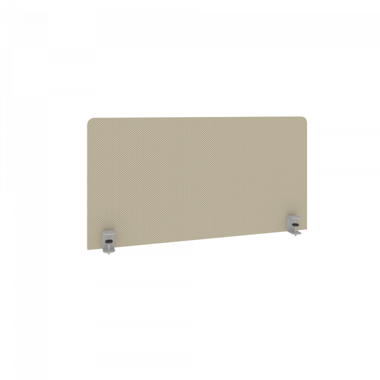 Metal System Экран тканевый для стола Б.ТЭКР-1 Темно-бежевый 850*450*28