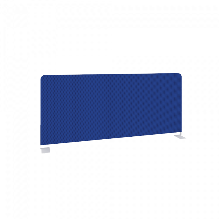 Metal System Экран тканевый боковой Б.ТЭКР-90 Синий/Металл Белый 900*390*28