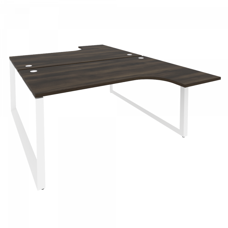 Onix Рабочая станция на О-образном м/к O.MO-D.SA-4 Дуб Мали/Металл Белый 1580*2395*750 (1635/460)