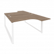 Onix Рабочая станция на О-образном м/к O.MO-D.SA-3 Дуб Аризона/Металл Белый 1380*2395*750 (1635/460)