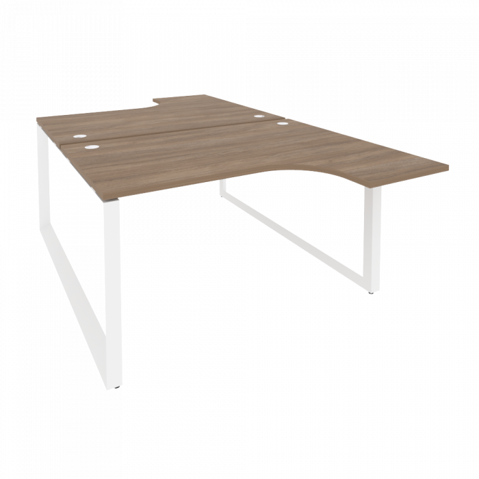 Оникс Рабочая станция на О-образном м/к O.MO-D.SA-3 Дуб Аризона/Металл Белый 1380*2395*750 (1635/460