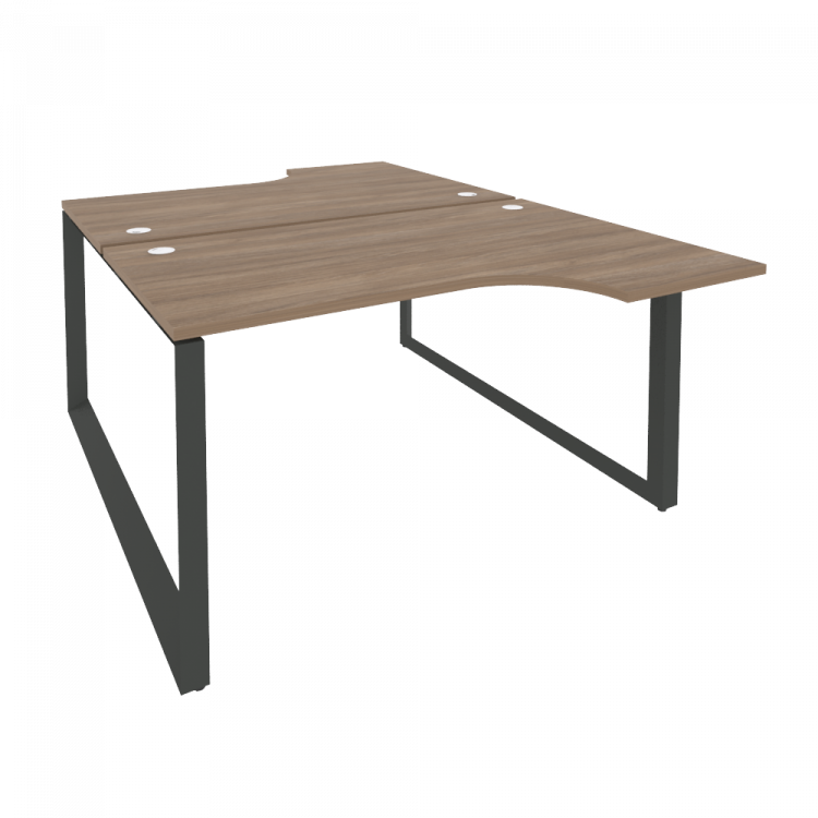 Onix Рабочая станция на О-образном м/к O.MO-D.SA-2 Дуб Аризона/Металл Антрацит 1380*1995*750 (1475/4