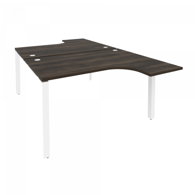 Onix Рабочая станция на П-образном м/к O.MP-D.SA-3 Дуб Мали/Металл Белый 1380*2395*750 (1635/460)