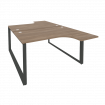 Onix Рабочая станция на О-образном м/к O.MO-D.SA-3 Дуб Аризона/Металл Антрацит 1380*2395*750 (1635/4