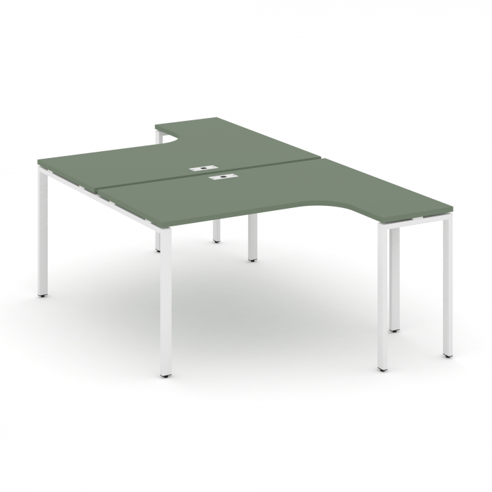 Концепт Рабочая станция CN.DSA-002 Кобо/Металл Белый 1580*1480*750