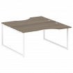Metal System Quattro Рабочая станция криволинейная на О-образном м/к 40БО.РАС-СА-2.1 Вяз Благородный