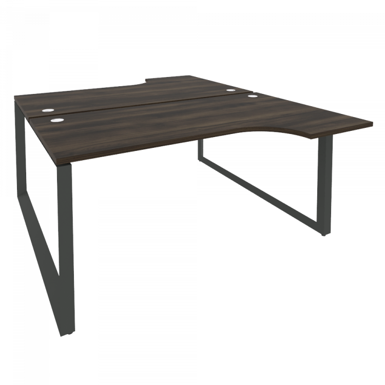 Onix Рабочая станция на О-образном м/к O.MO-D.SA-1 Дуб Мали/Металл Антрацит 1580*1995*750 (1475/460)