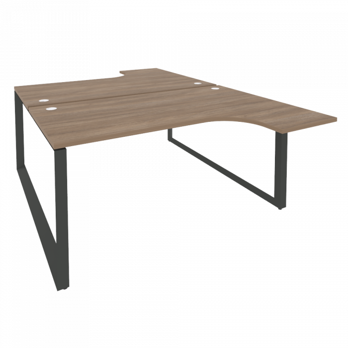 Onix Рабочая станция на О-образном м/к O.MO-D.SA-4 Дуб Аризона/Металл Антрацит 1580*2395*750 (1635/4