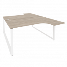 Onix Рабочая станция на О-образном м/к O.MO-D.SA-4 Дуб Аттик/Металл Белый 1580*2395*750 (1635/460)
