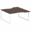 Metal System Quattro Рабочая станция криволинейная на О-образном м/к 50БО.РАС-СА-2.1 Венге Цаво/Мета