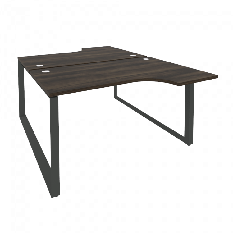 Onix Рабочая станция на О-образном м/к O.MO-D.SA-2 Дуб Мали/Металл Антрацит 1380*1995*750 (1475/460)