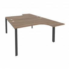 Onix Рабочая станция на П-образном м/к O.MP-D.SA-3 Дуб Аризона/Металл Антрацит 1380*2395*750 (1635/4
