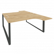 Onix Рабочая станция на О-образном м/к O.MO-D.SA-4 Тиквуд Светлый/Металл Антрацит 1580*2395*750 (163