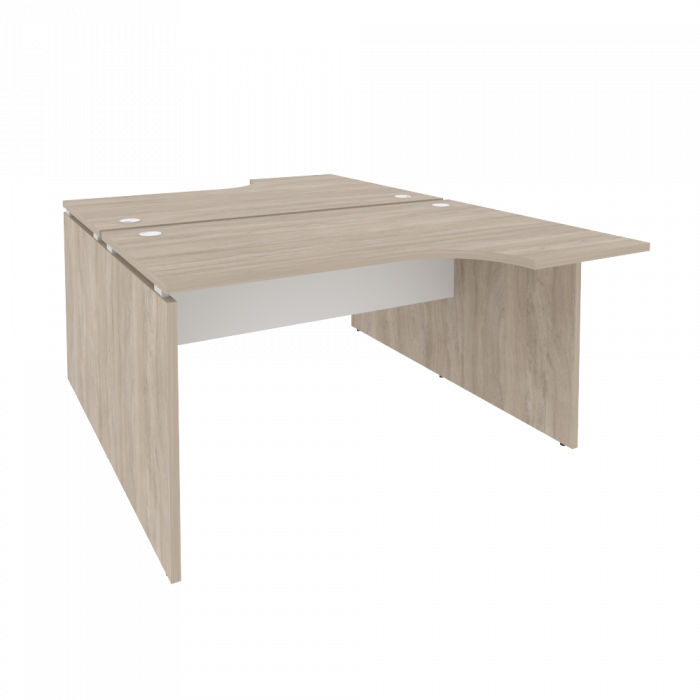 Onix Рабочая станция O.D.SA-2 Дуб Аттик/Белый Бриллиант 1380*1995*750 (1475/460)