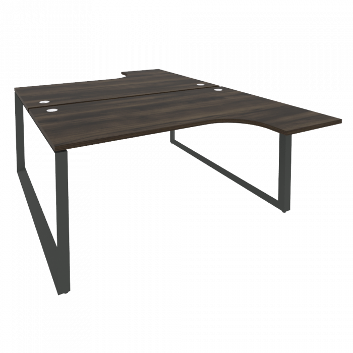 Onix Рабочая станция на О-образном м/к O.MO-D.SA-4 Дуб Мали/Металл Антрацит 1580*2395*750 (1635/460)