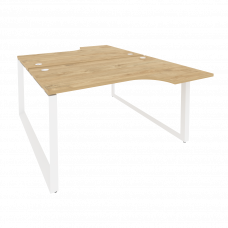 Onix Рабочая станция на О-образном м/к O.MO-D.SA-2 Тиквуд Светлый/Металл Белый 1380*1995*750 (1475/4