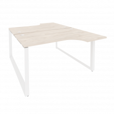 Onix Рабочая станция на О-образном м/к O.MO-D.SA-2 Денвер Светлый/Металл Белый 1380*1995*750 (1475/4