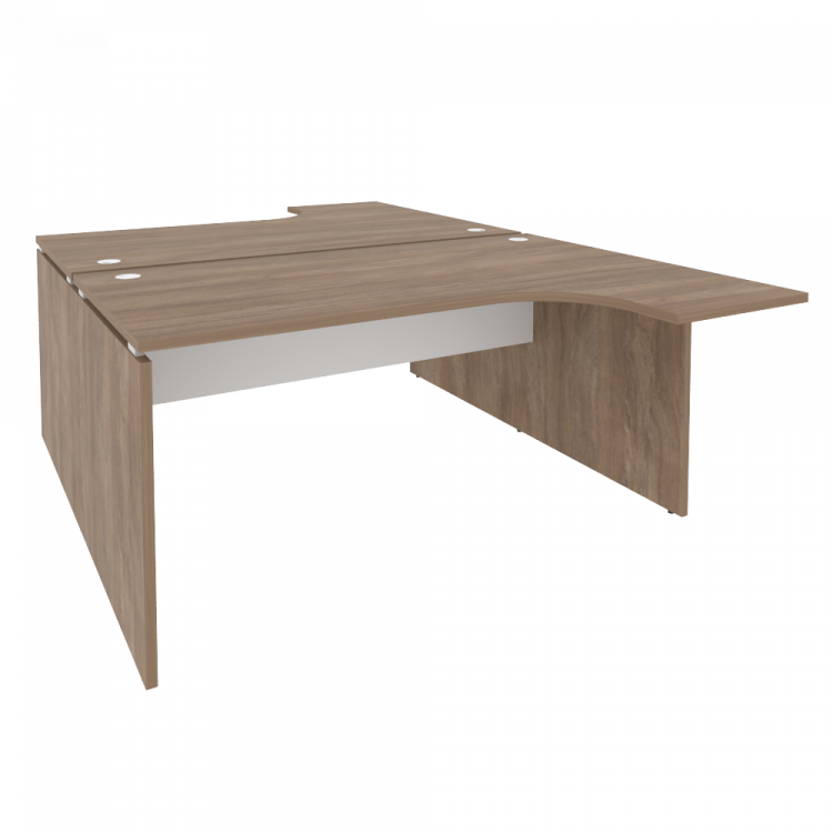 Onix Рабочая станция O.D.SA-4 Дуб Аризона/Белый Бриллиант 1580*2395*750 (1635/460)