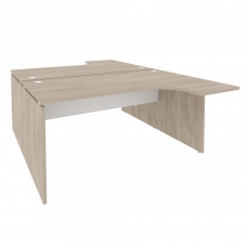 Onix Рабочая станция O.D.SA-4 Дуб Аттик/Белый Бриллиант 1580*2395*750 (1635/460)