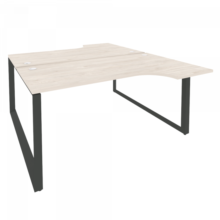 Onix Рабочая станция на О-образном м/к O.MO-D.SA-1 Денвер Светлый/Металл Антрацит 1580*1995*750 (147